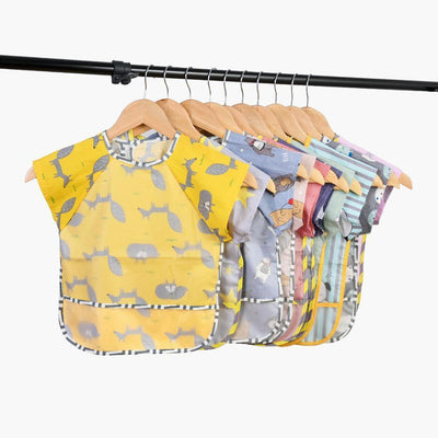 Eco-Friendly Cartoon Baby Bibs - Adjustable & Waterproof
