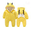 Combinaison Bébé Charmante avec Oreilles de Lapin - Jumpsuit en Coton