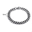 Men's Gold Tone Curb Link Bracelet - Stainless Steel Elegance