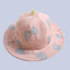 Charming Cotton Bucket Hat for Babies - Cartoon Bear Design