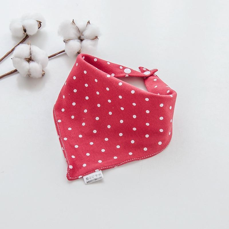 Adjustable Cotton Cartoon Bandana Bibs for Babies