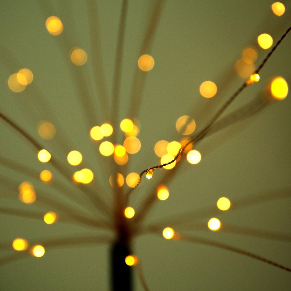 Modern Luxury LED Solar Garden Lamp - Tree Fireworks Design
