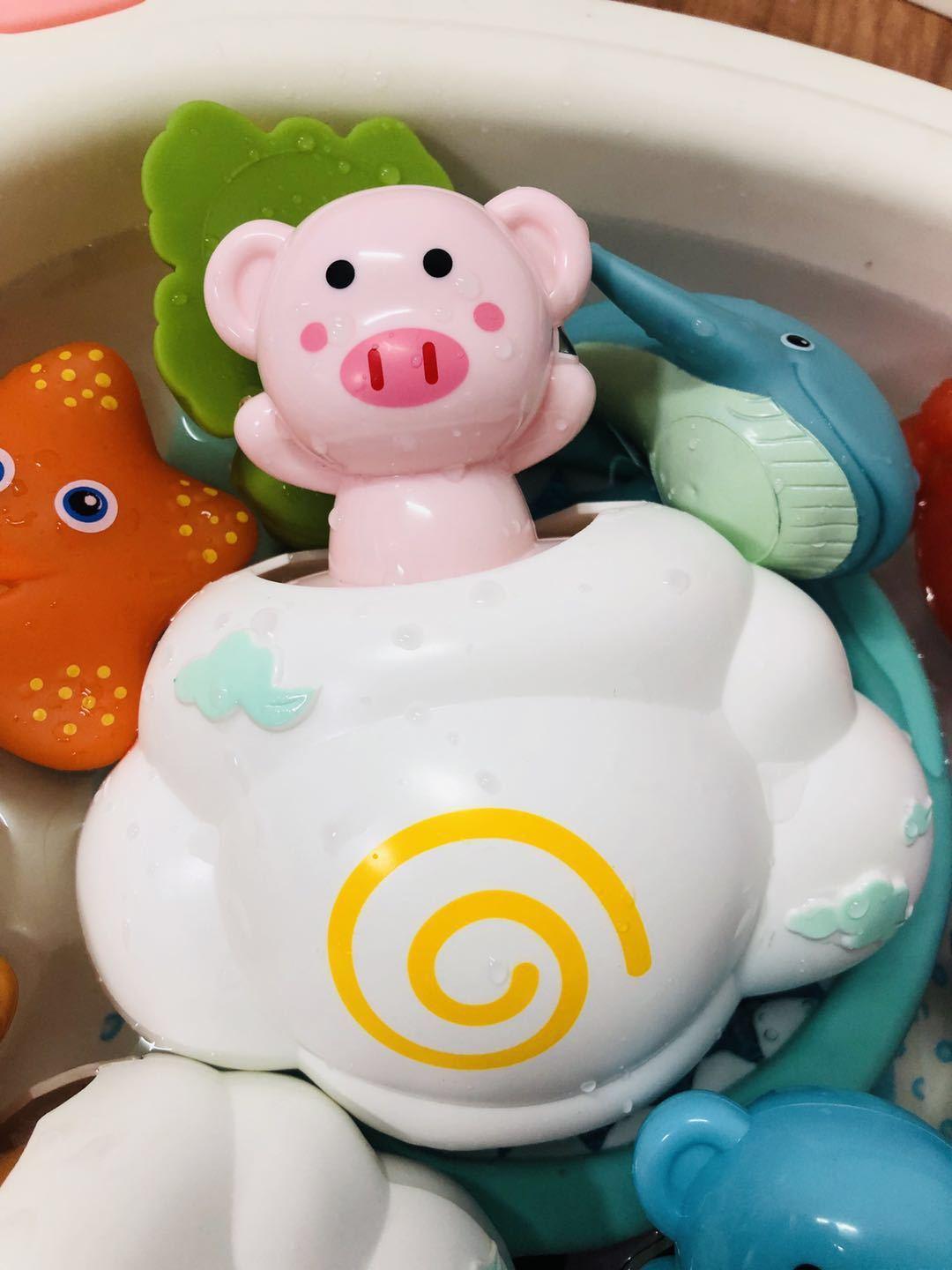 Juguete de baño interactivo de pingüino para niños - Divertido rociador de agua