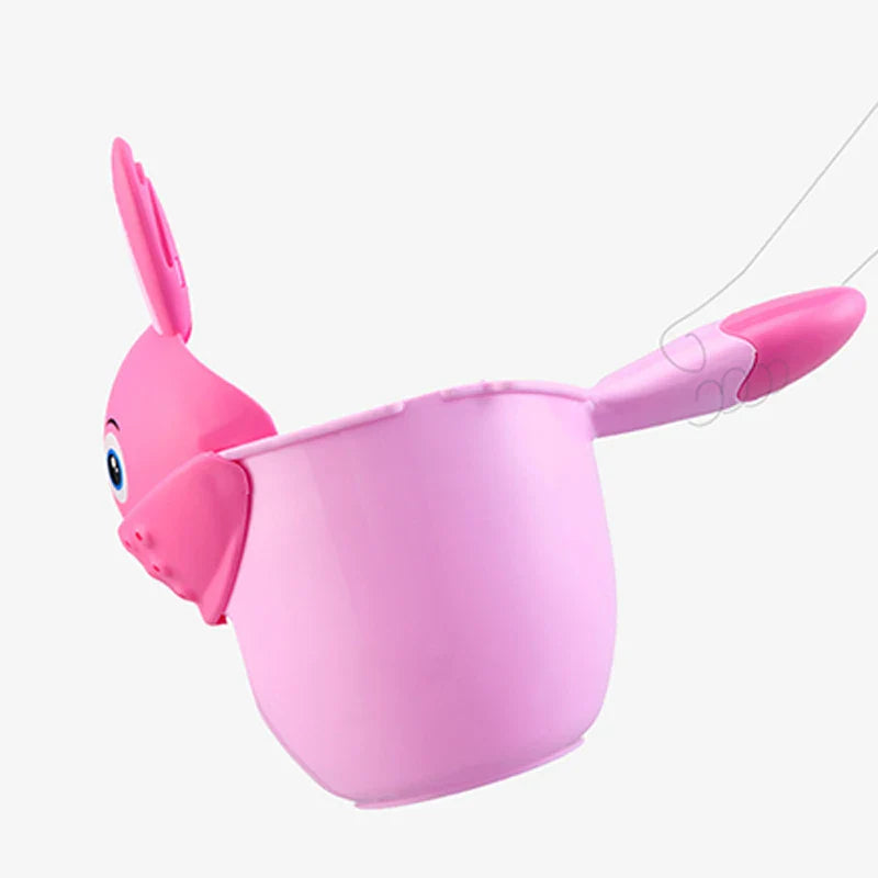 Infant Child Shower Shampoo Cup  Baby Cartoon Newborn Shower Cup Baby Shower Watering Spoon Bathing Cup - Korvel