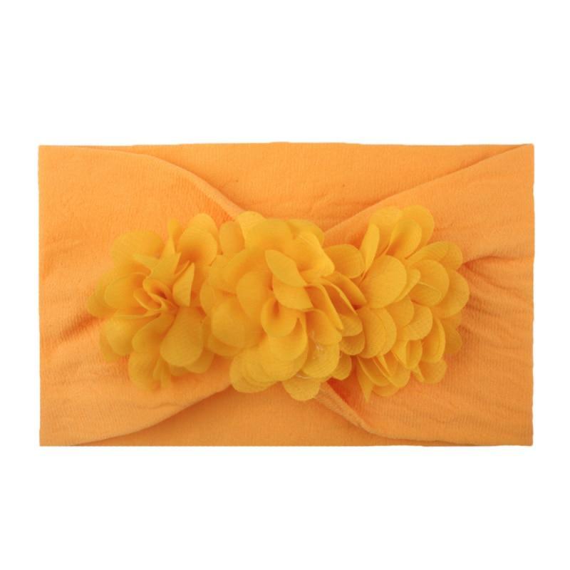 Diademas de Flores de Encaje para Bebés - Accesorios de Cabello de Elastano Suave