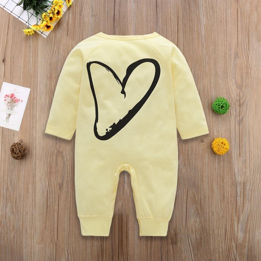 Floral Dinosaur Car Printed Baby Romper - Long Sleeve