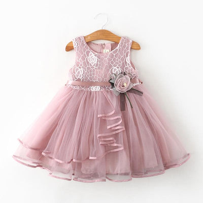 Luxury Modern Flower Newborn Baby Dress