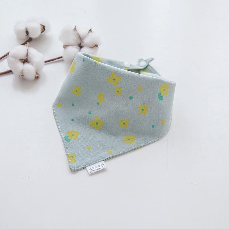 Adjustable Cotton Cartoon Bandana Bibs for Babies