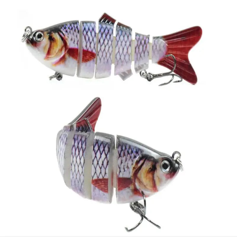10cm 16.5g Multi-section Lure With Ring Beads Simulation Luya Multi-section Lure Submerged Bionic 6-section Lure - Korvel
