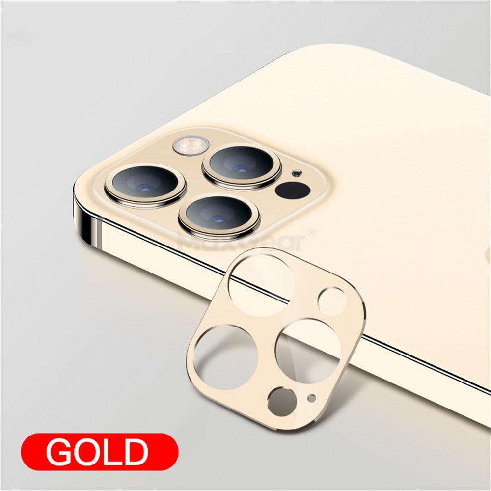 Protector de Lente de Cámara de Vidrio Templado para iPhone 12 y 11 Series