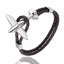 Pulsera de Ancla de Aviación de Acero Inoxidable Dorado para Hombres y Mujeres