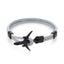 Pulsera de Ancla Negra Moderna y Elegante para Hombres y Mujeres