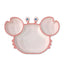 Sub-grid Silicone Sucker Tableware For Baby Cartoon Crab Anti-fall Dinner Plate Infant Kids Supplementary Food Bowl Soft Dishes - Korvel