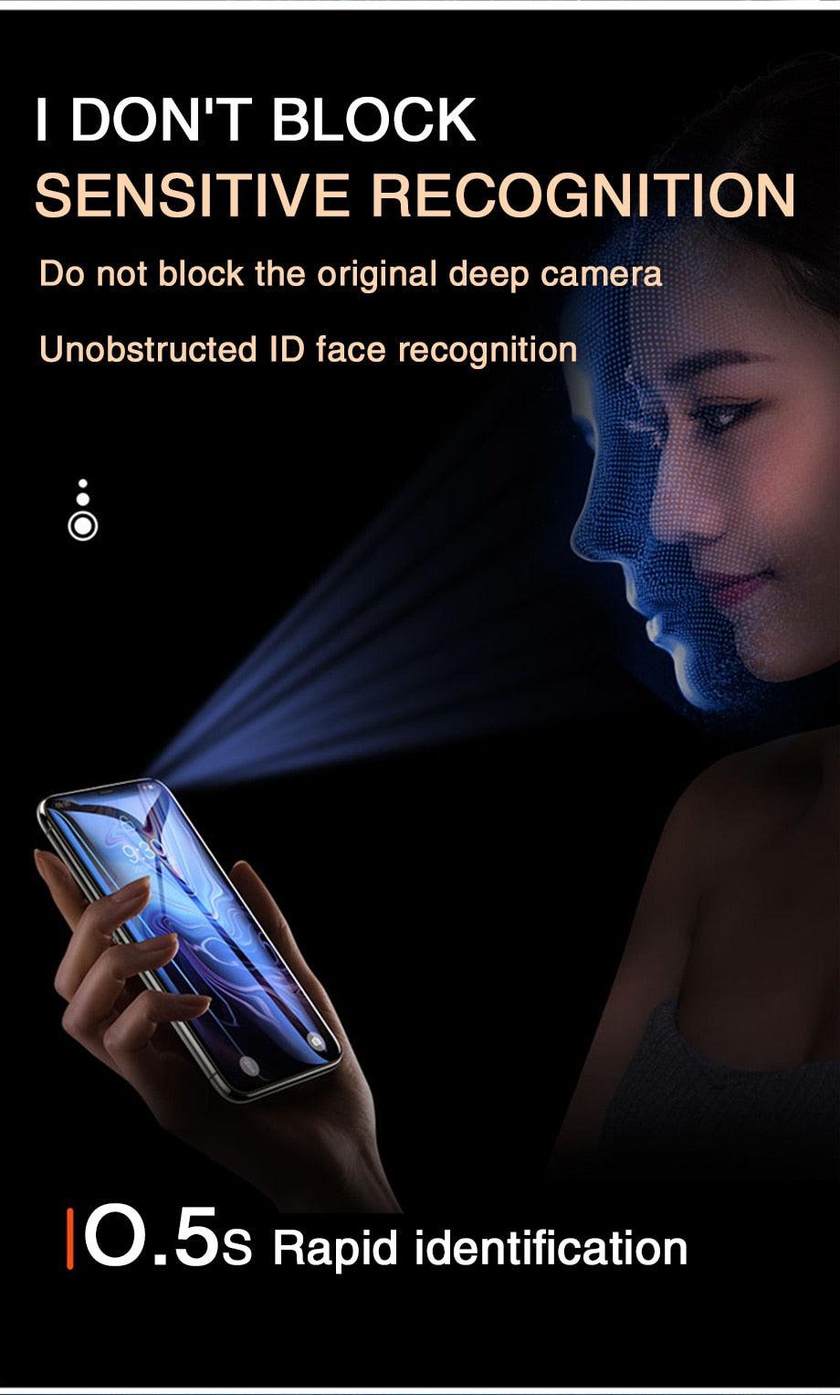 Protector de Pantalla de Vidrio Templado de Cubierta Completa 60D para iPhone