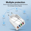 Quick Charge 3.0 USB Wall Charger for Phones and Tablets