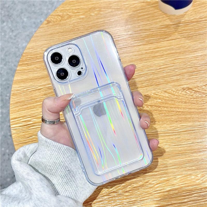 Funda de Cartera para iPhone Gradient Women Love