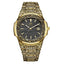 ONOLA Luxury Retro Golden Stainless Steel Watch for Men