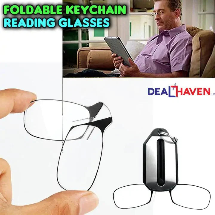 Lunettes de lecture pliables avec porte-clés - Élégantes et pratiques
