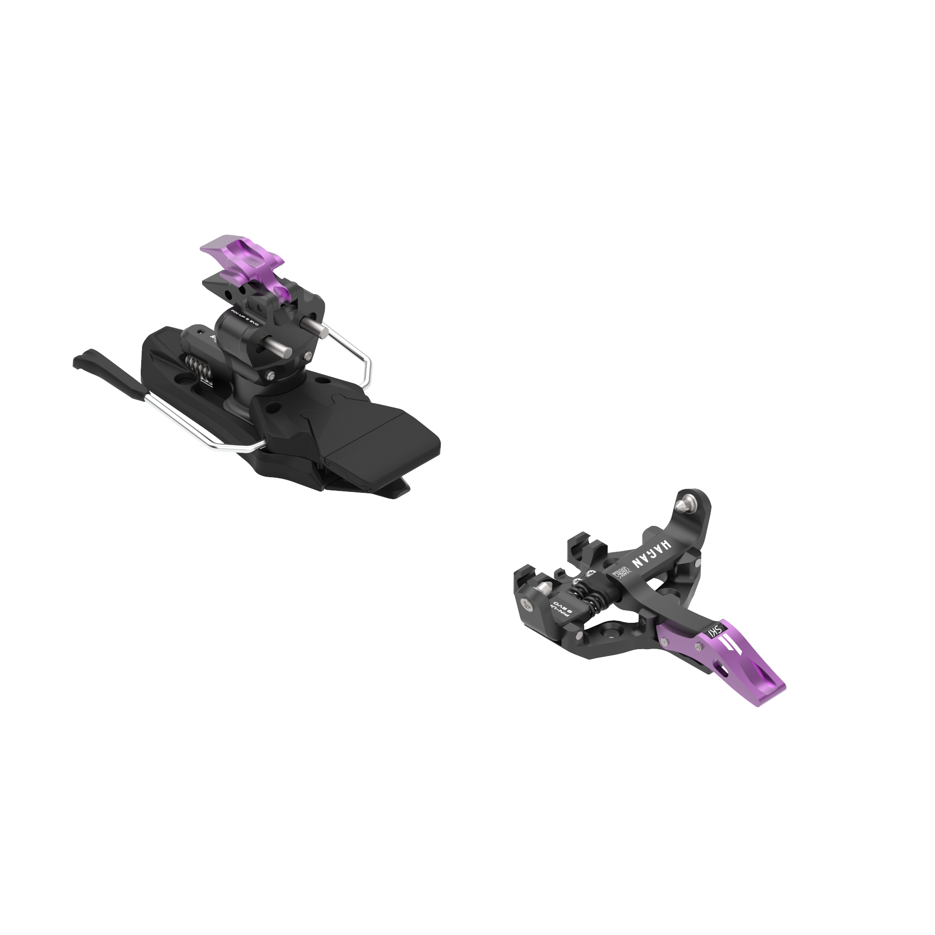 HAGAN Pin Up 8 EVO Ski Bindings - Ultimate Performance for Lighter Skiers - Korvel