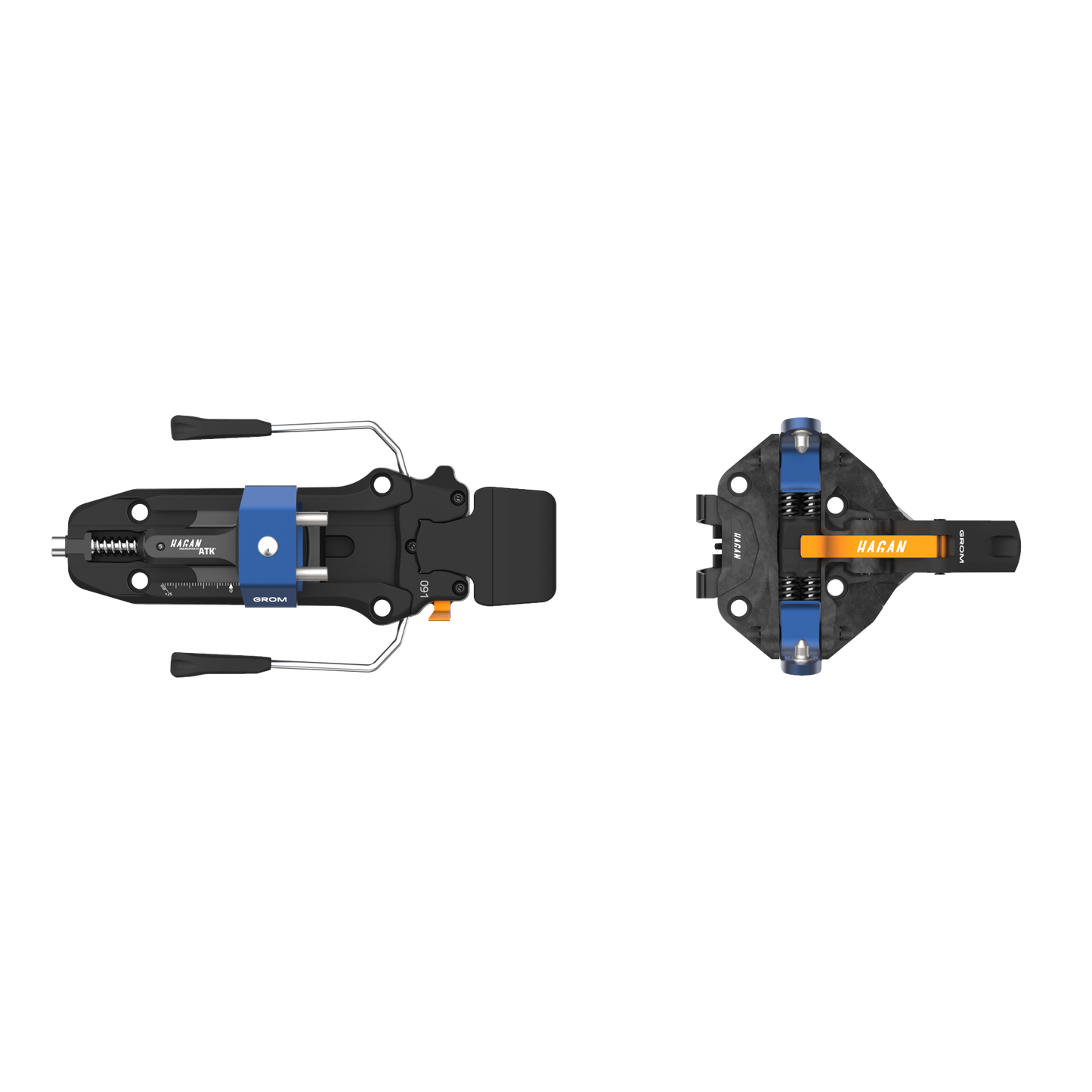 Grom 5 Junior Ski Bindings - Lightweight & Reliable - Korvel