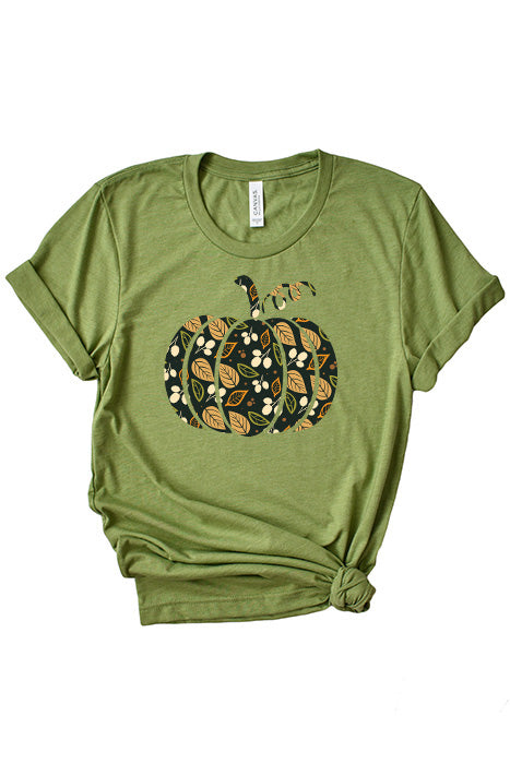 Floral Pumpkin T-Shirt - Korvel