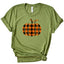Gingham Pumpkin Batting Tee - Korvel