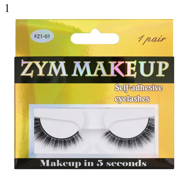Self-Adhesive False Eyelashes for Effortless Beauty