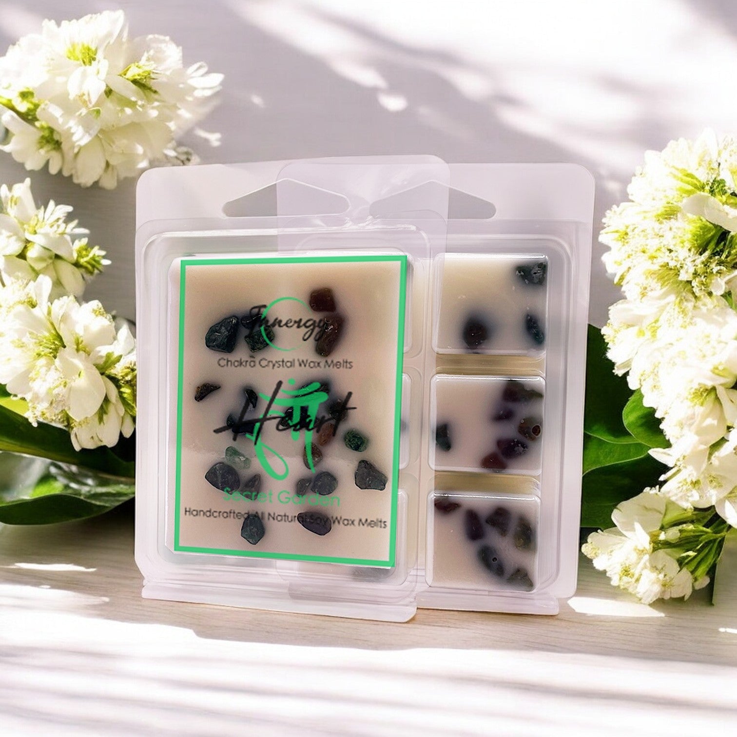 Premium Coconut-Soy Wax Melts for Heart Chakra Healing - Korvel