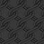 Tissu en coton tressé noir charbon/noir avec couture en corde tordue par yard