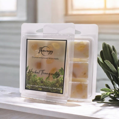 Serene Essence Crystal-Infused Coconut-Soy Wax Melts - Korvel