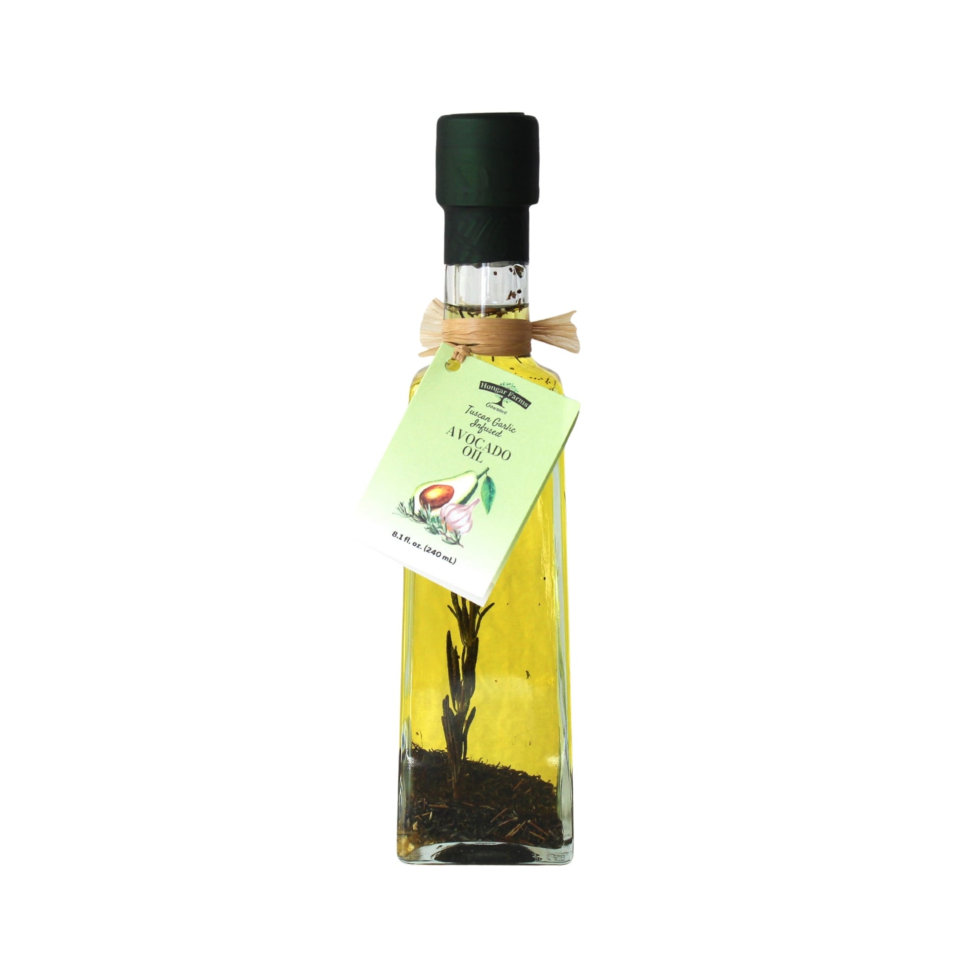 Tuscan Garlic Infused Avocado Oil, Castollata (240mL / 8.1 fl. oz.) - Korvel