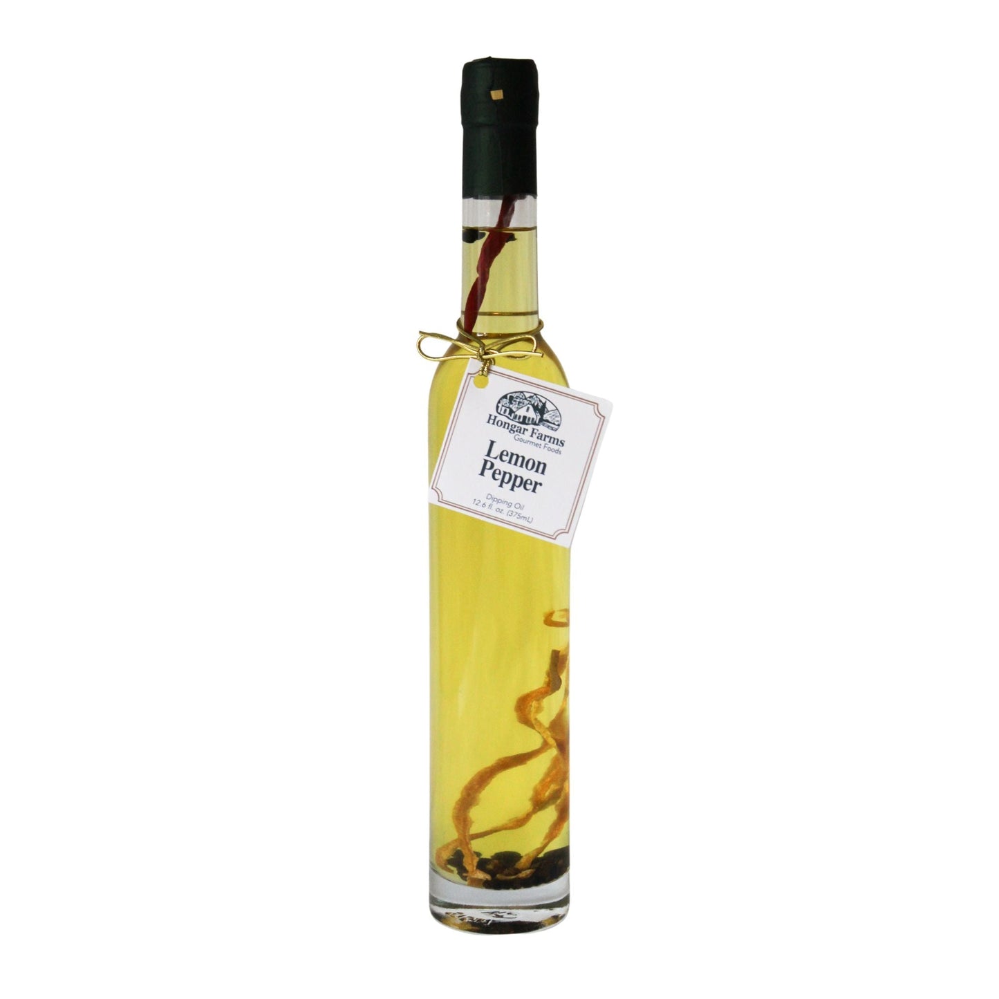 Lemon Pepper Infused Extra Virgin Olive Oil Blend, Tall Round (375mL) - Korvel