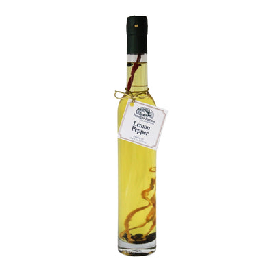 Lemon Pepper Infused Extra Virgin Olive Oil Blend, Tall Round (375mL) - Korvel