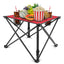 Portable Foldable Camping Table with Cup Holders