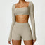 Traje de Yoga Ajustado Nude de Invierno