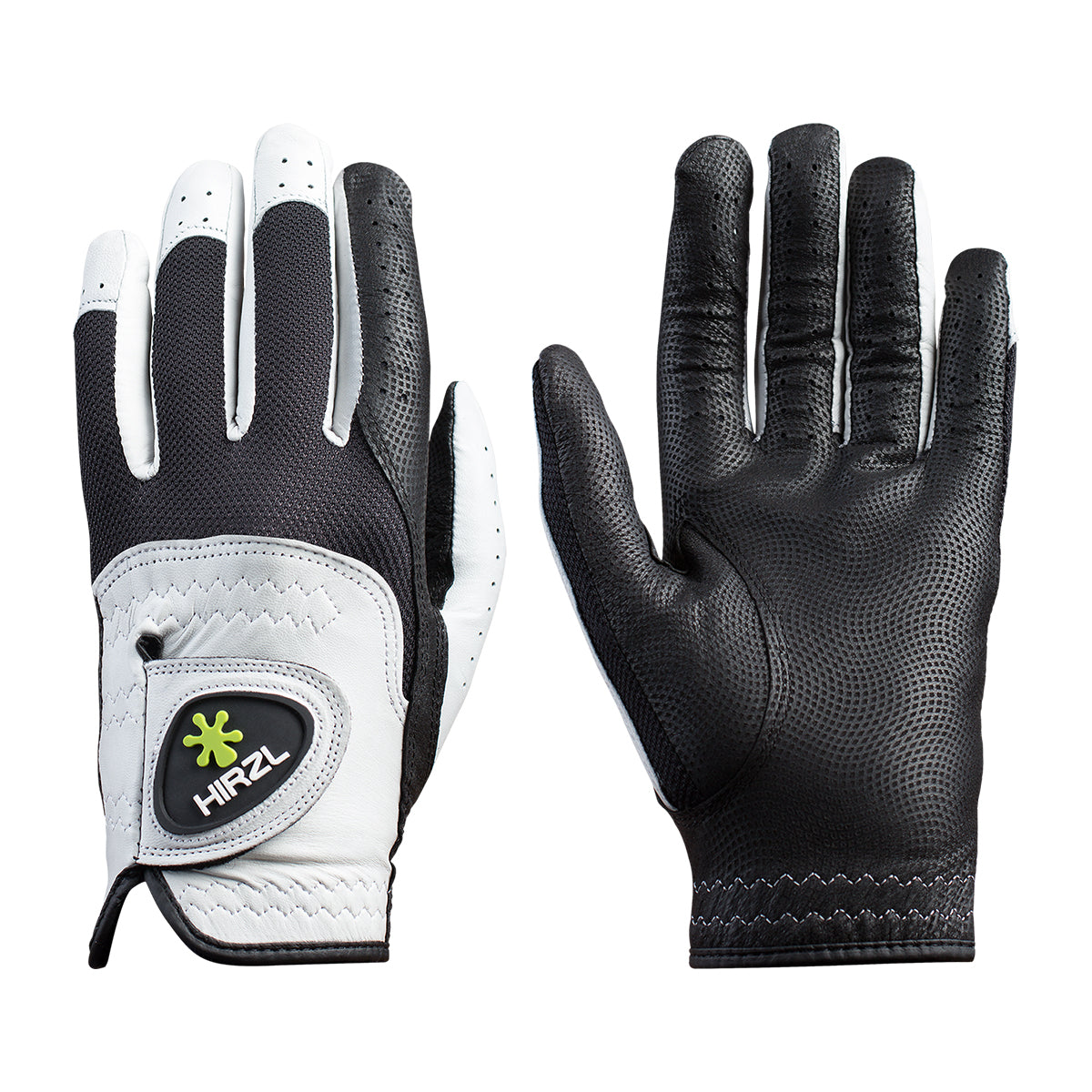 HIRZL Trust Control 2.0 - Golf Gloves - White / Black - Korvel