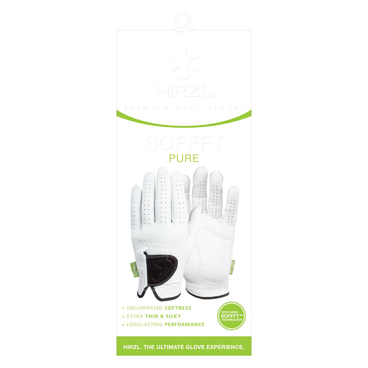Guantes de Golf HIRZL SOFFFT Pure - Cuero Cabretta Premium