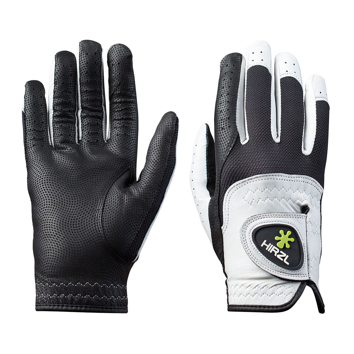 HIRZL Trust Control 2.0 - Golf Gloves - White / Black - Korvel