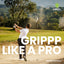 Guantes de Golf HIRZL Grippp Fit - Blanco/Negro