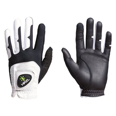 HIRZL Grippp Fit Golf Gloves - White/Black