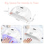 LKE 72W UV LED Nail Lamp for Gel Nail Polish
