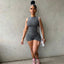 Bodycon Gym Bodysuit para Mujeres