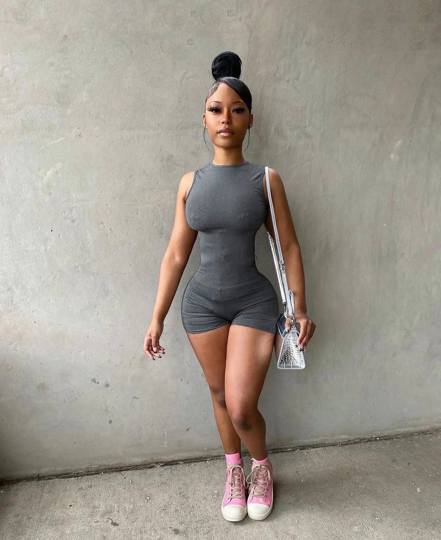Bodycon Gym Bodysuit para Mujeres