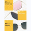 Lunettes de soleil carrées de luxe avec protection UV400