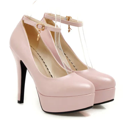 Chaussures de club élégantes à talons hauts et imperméables pour femmes
