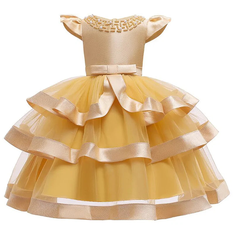 Elegant Tutu Princess Dress for Little Girls