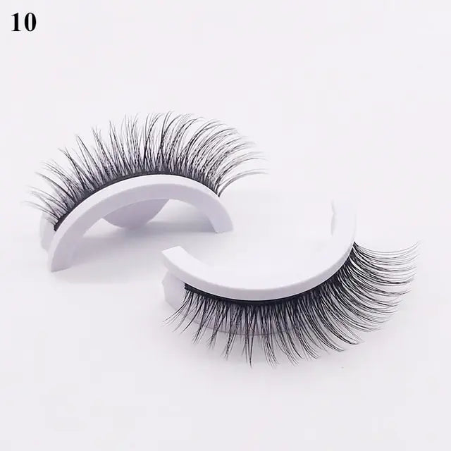 Self-Adhesive False Eyelashes for Effortless Beauty