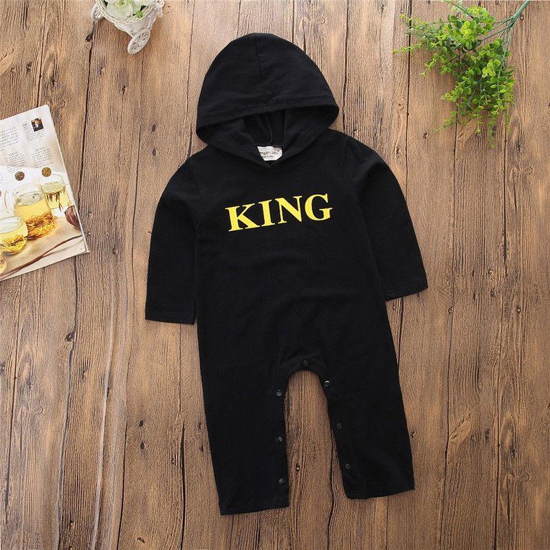 Jumpsuit de Algodón Premium para Bebé Niño con Capucha