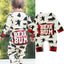 Jumpsuit en Coton avec Imprimé Ours pour Nouveau-nés
