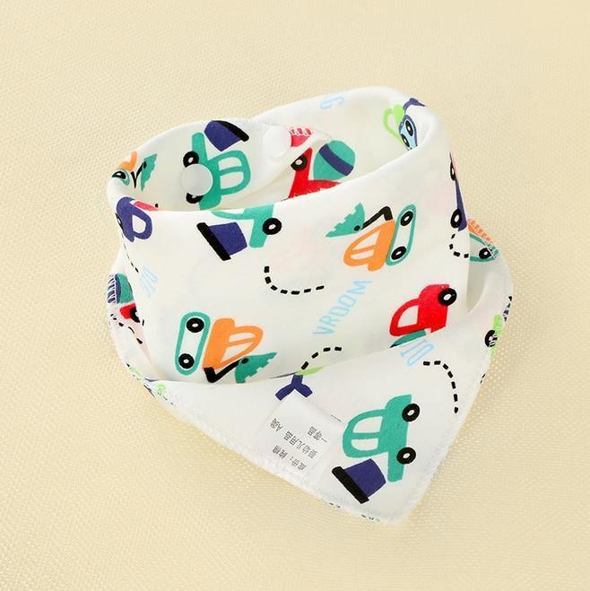 Baberos de Algodón Premium para Bebés - Ajustables y Súper Absorbentes